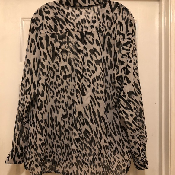 Chico’s animal print blouse. - Picture 3 of 4